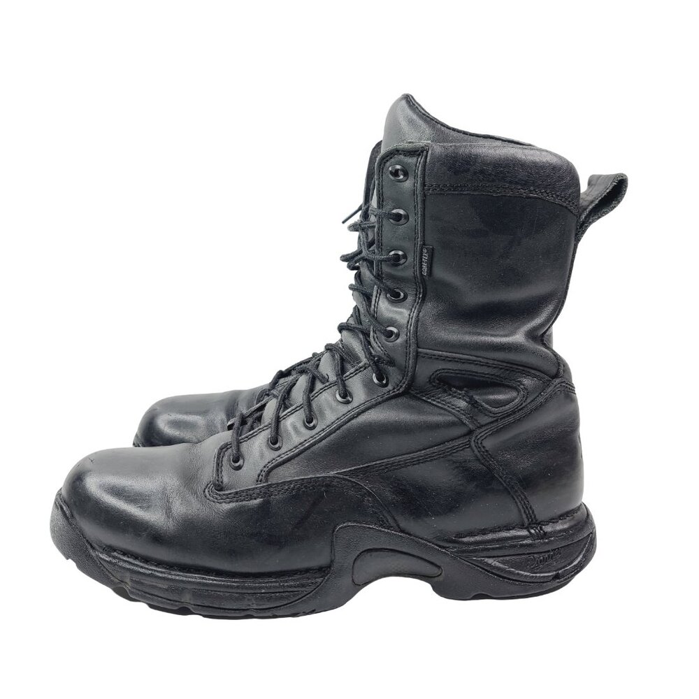 Danner Mens Black 8" Striker II Zip All Leather Goretex GTX Combat Boots Size 13